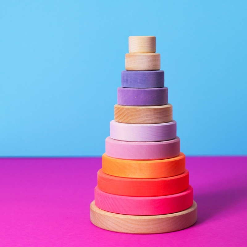 Grimms Conical Tower Neon Pink