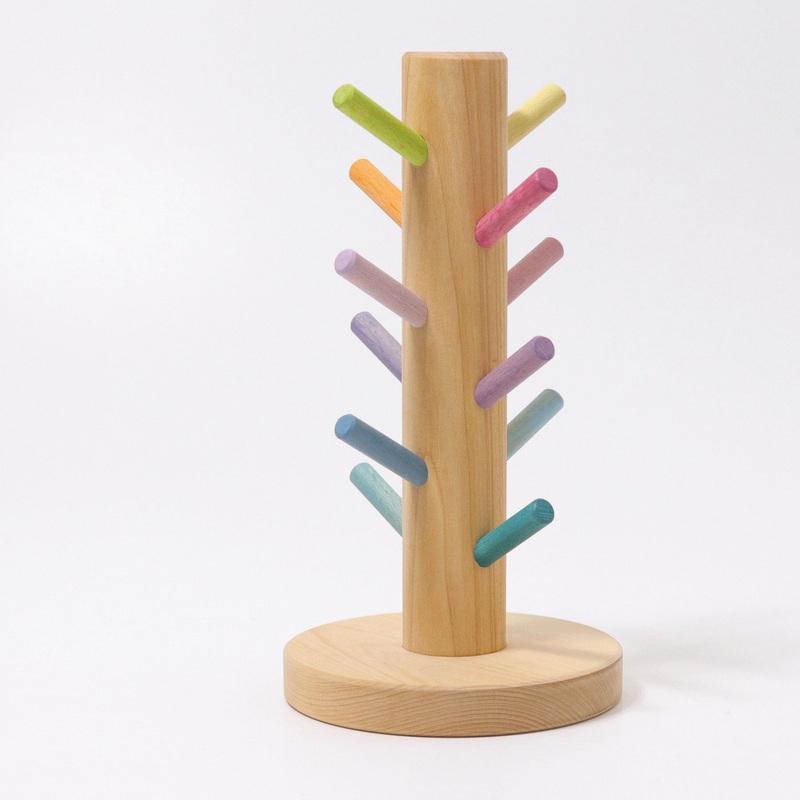 Grimms Sorting Helper Building Rings Pastel