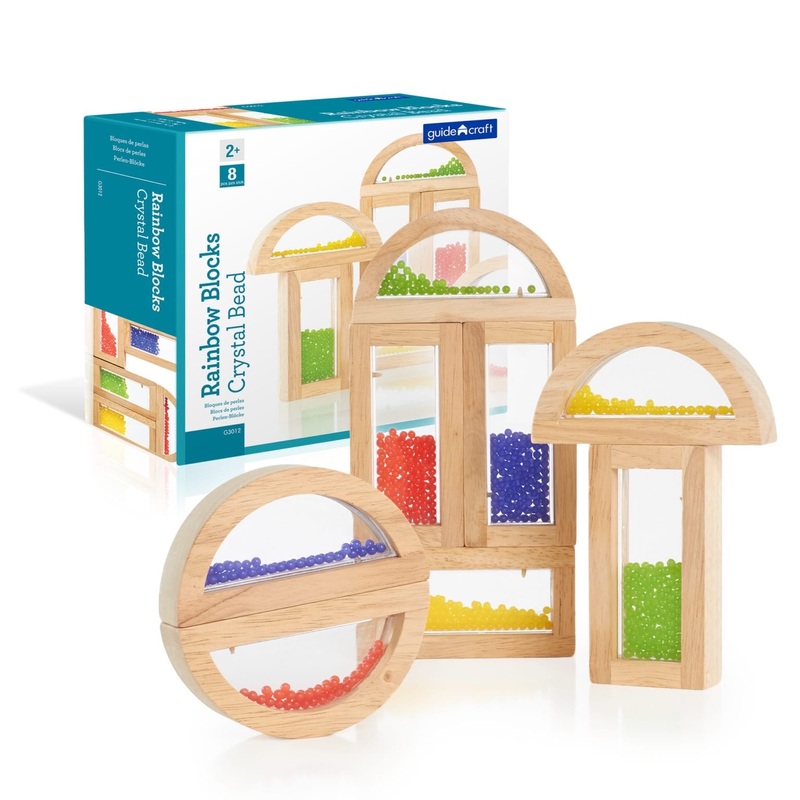 Guidecraft Rainbow Blocks  Crystal Bead