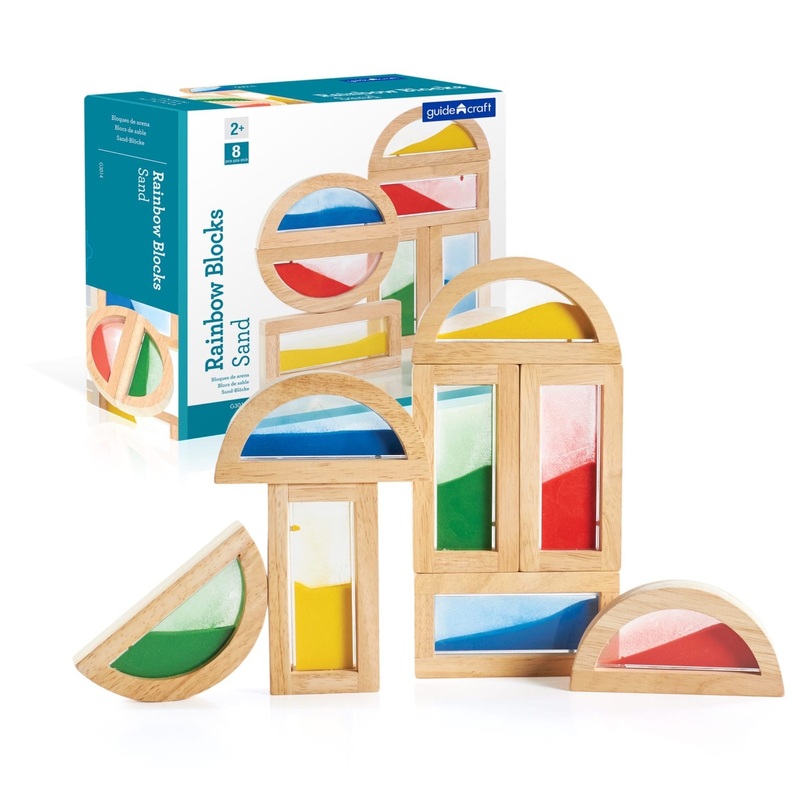 Guidecraft Rainbow Blocks  Sand