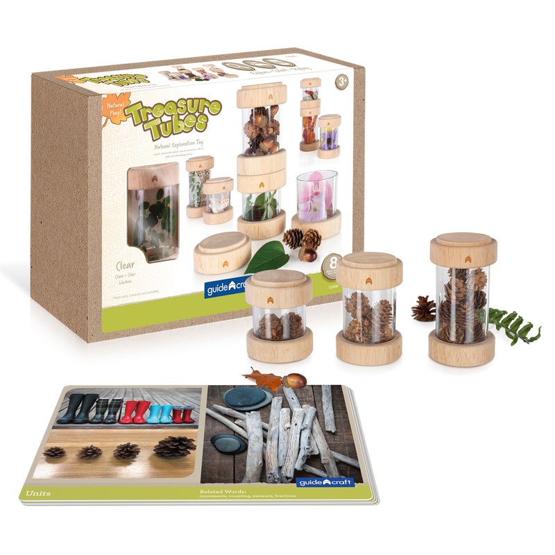 Guidecraft Treasure Tubes Clear