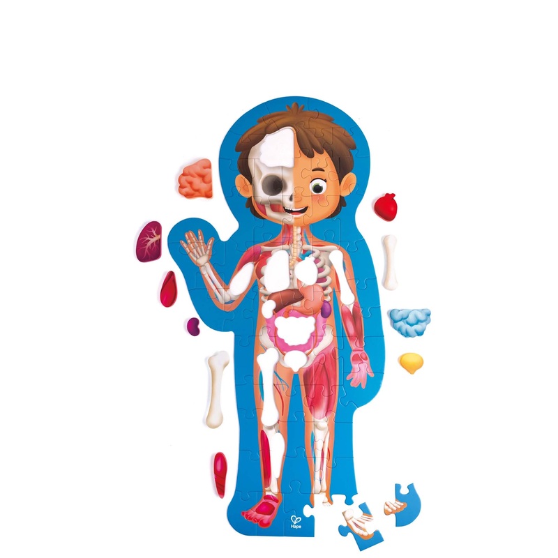 Hape 60pc Human Body Puzzle - 1 metre