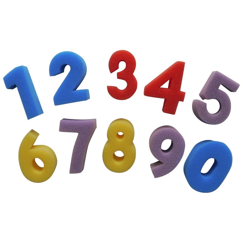 Creation Station Number Sponge Painting Shapes