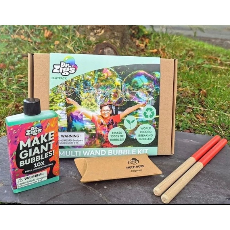 Dr Zigs Multi Wand Flatpack Bubble Kit