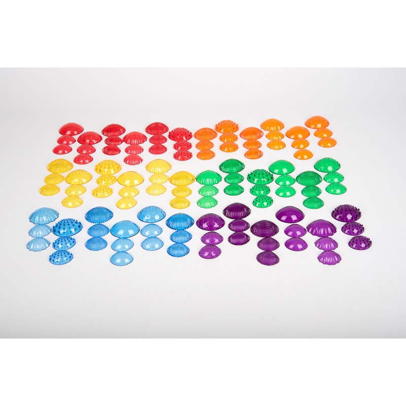 EDX Transparent Tactile Shells - 108 Shells