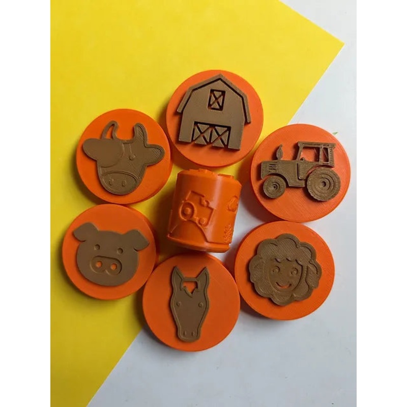Farm Puck PlayDough Set