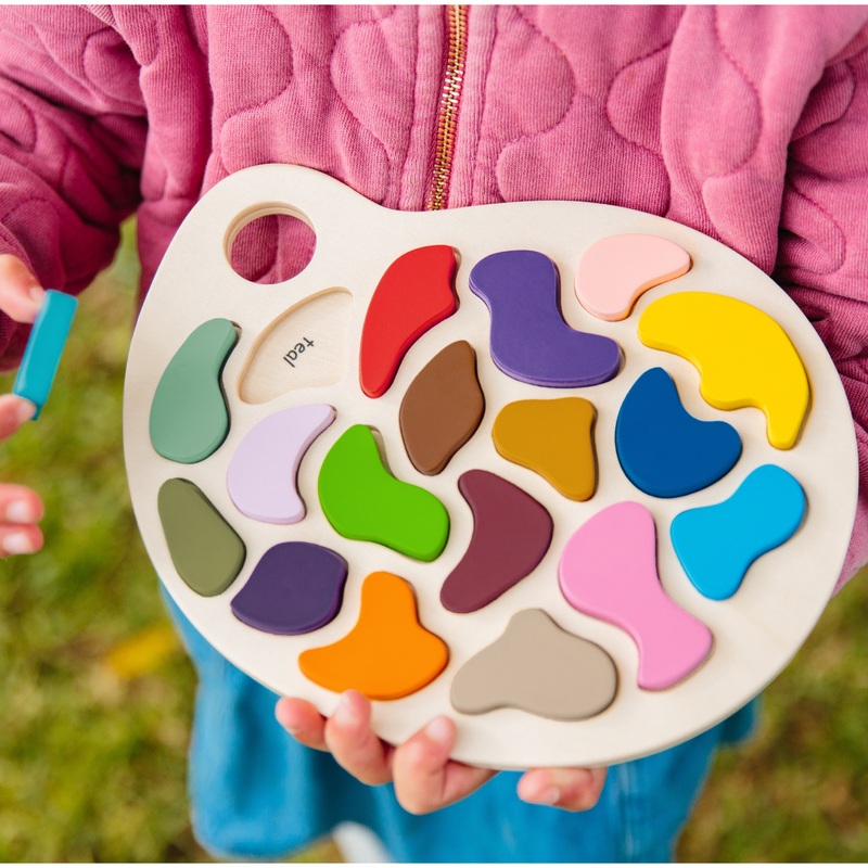 Freckled Frog Artist Palette Puzzle