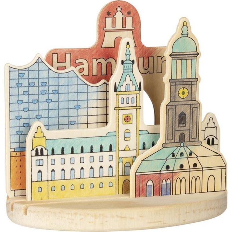 Goki Wooden  Colouring Picture - Hamburg