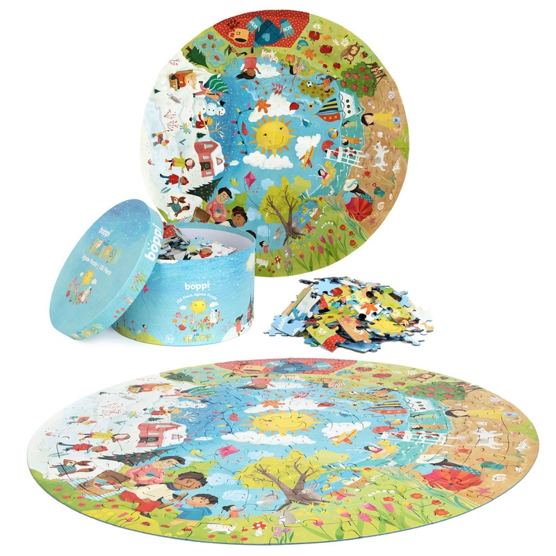 Boppi Round Seasons Jigsaw Puzzle 150 Pieces
