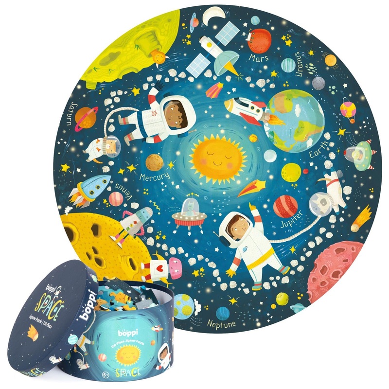 Boppi Round Space Jigsaw Puzzle 150 Pieces