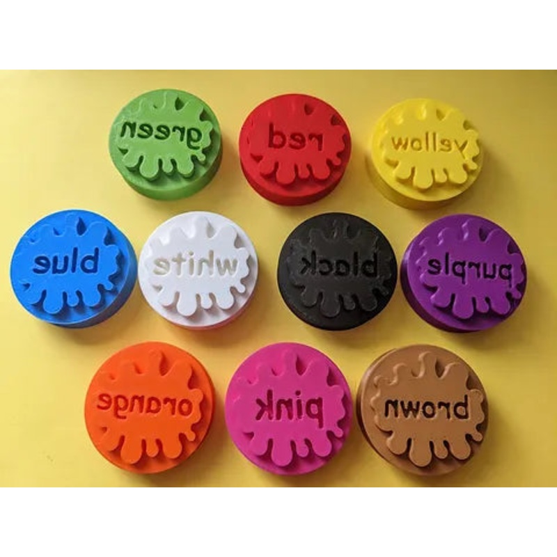 Colours and Numbers Playdough Puck Set