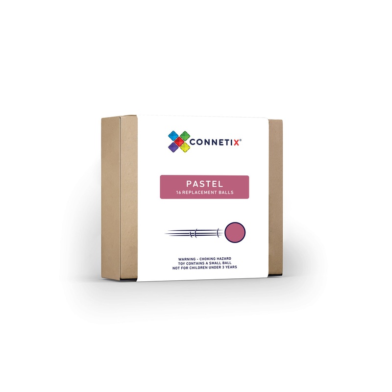 Connetix 16 Pc Pastel Replacement Ball Pack