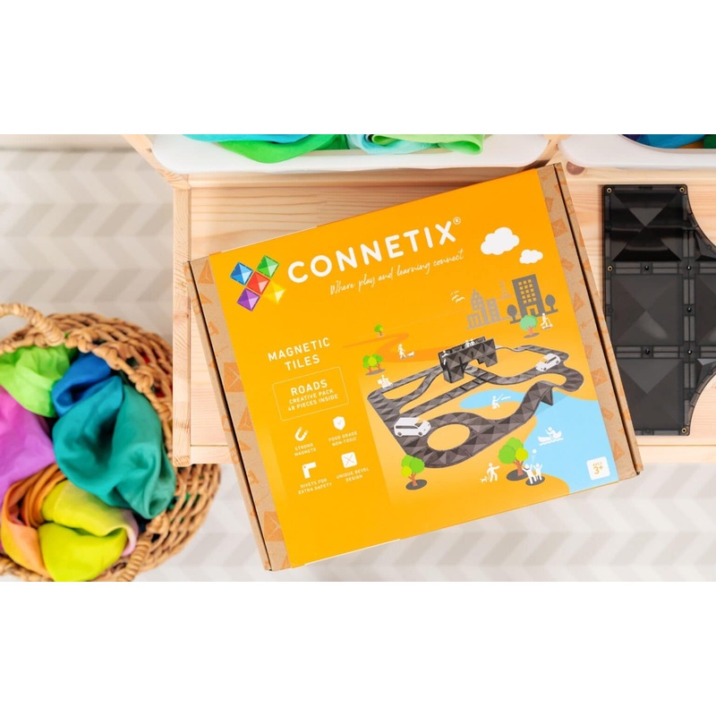 Connetix Creative Roads Pack 48 pc