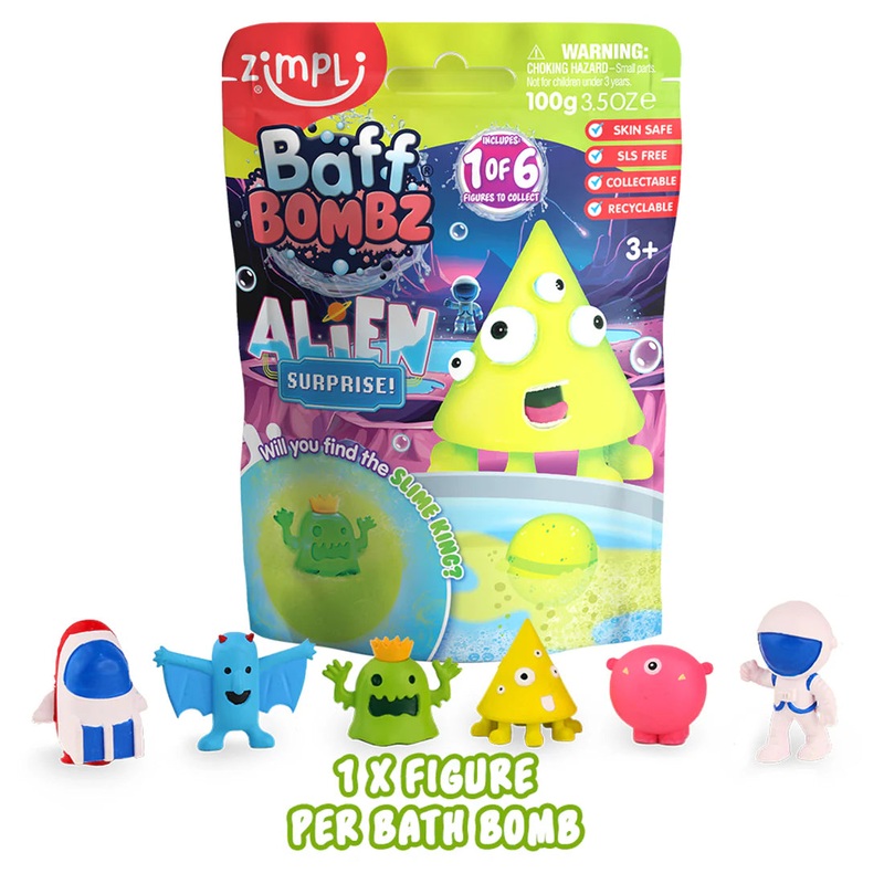 Zimpli Alien Surprise Baff Bombz