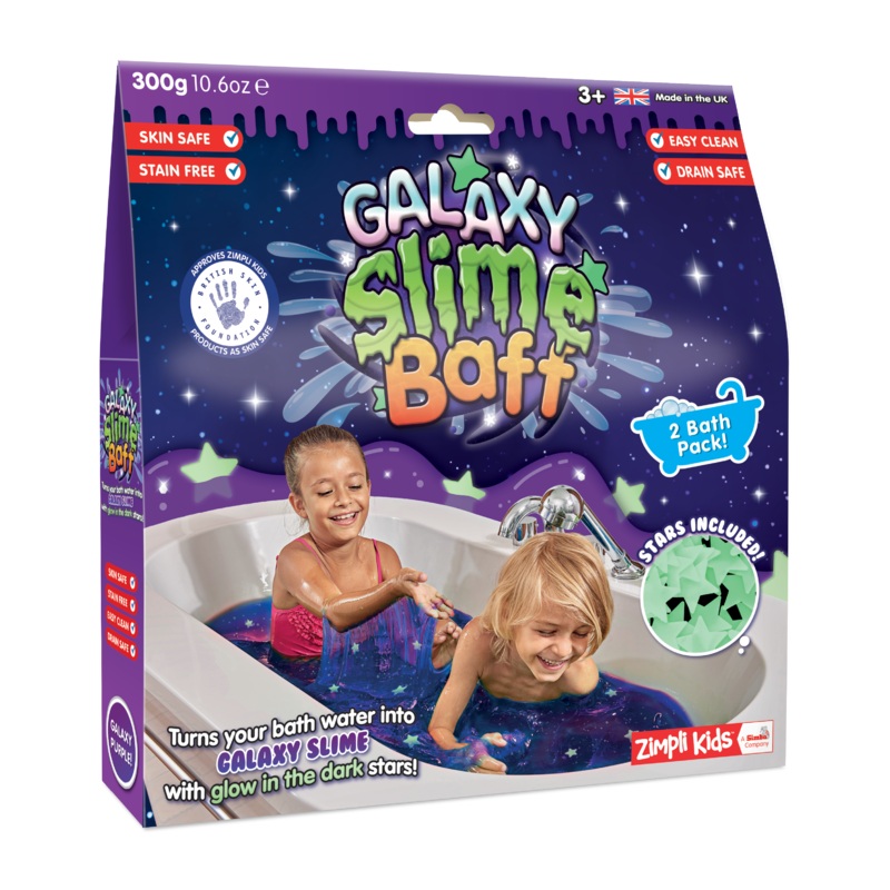 Zimpli Galaxy Slime Baff - 2 Pack