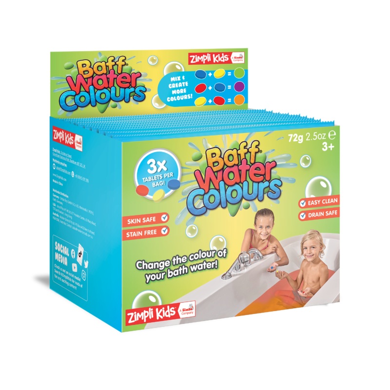 Zimpli Kids Baff Water Colours Bag 6g