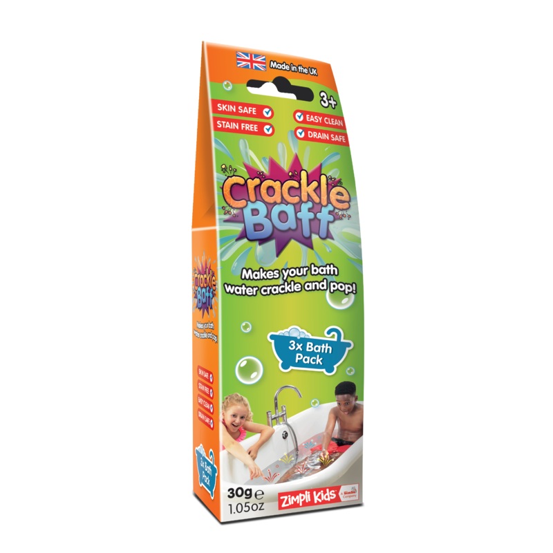 Zimpli Kids Crackle Baff Colours 3 Pack