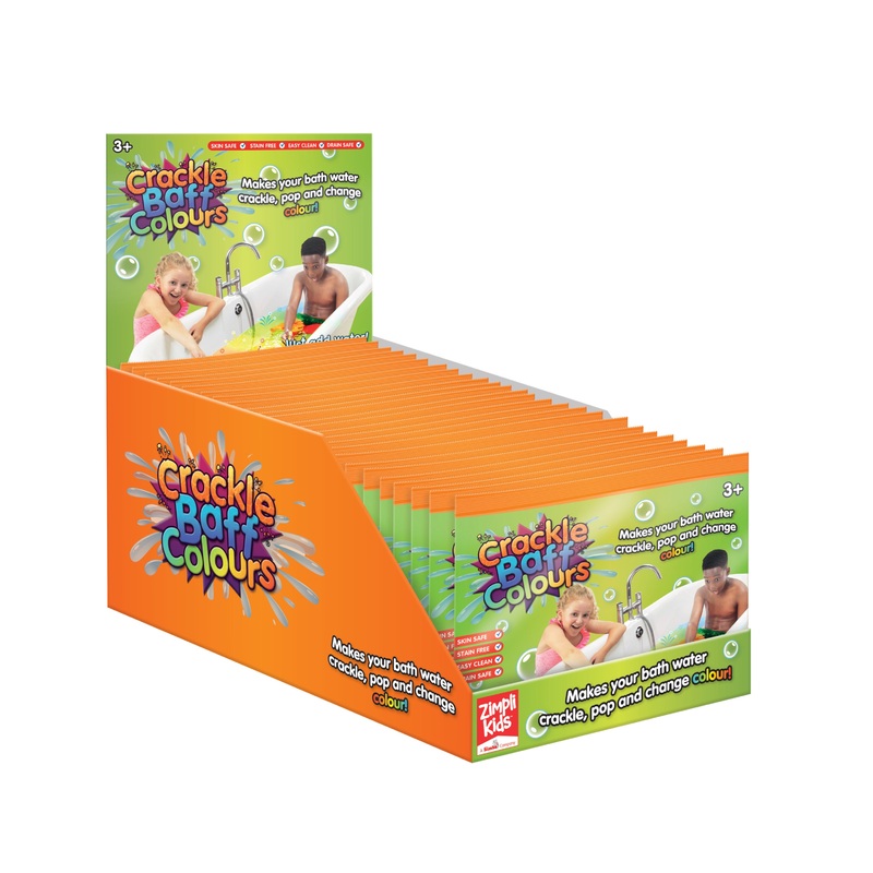 Zimpli Kids Crackle Baff Colours Foil Bag 20g
