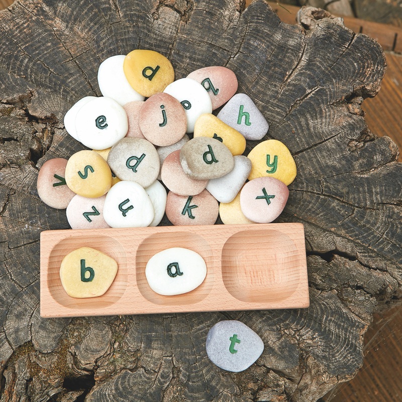 Yellow Door 3 Pebble Word Building Tray