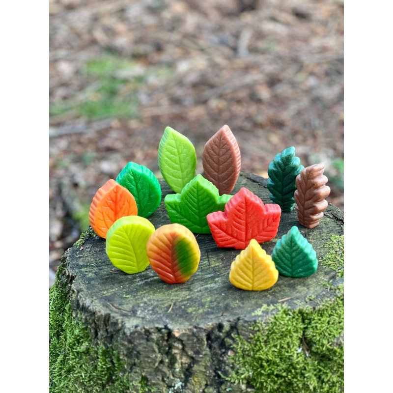 Yellow Door   Play Stones  Leaves