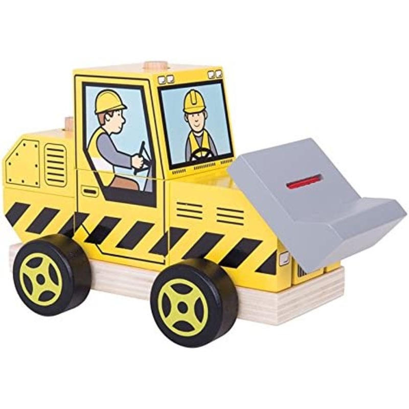 Bigjigs Stacking Bulldozer