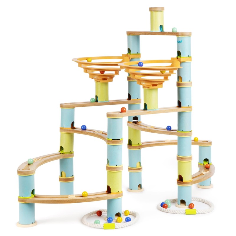 Boppi Bamboo Marble Run - Jumbo Pack