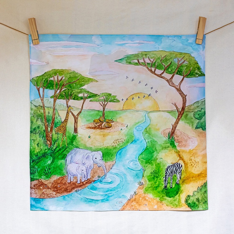 Wondercloths  - The Plains of Africa - Maxi