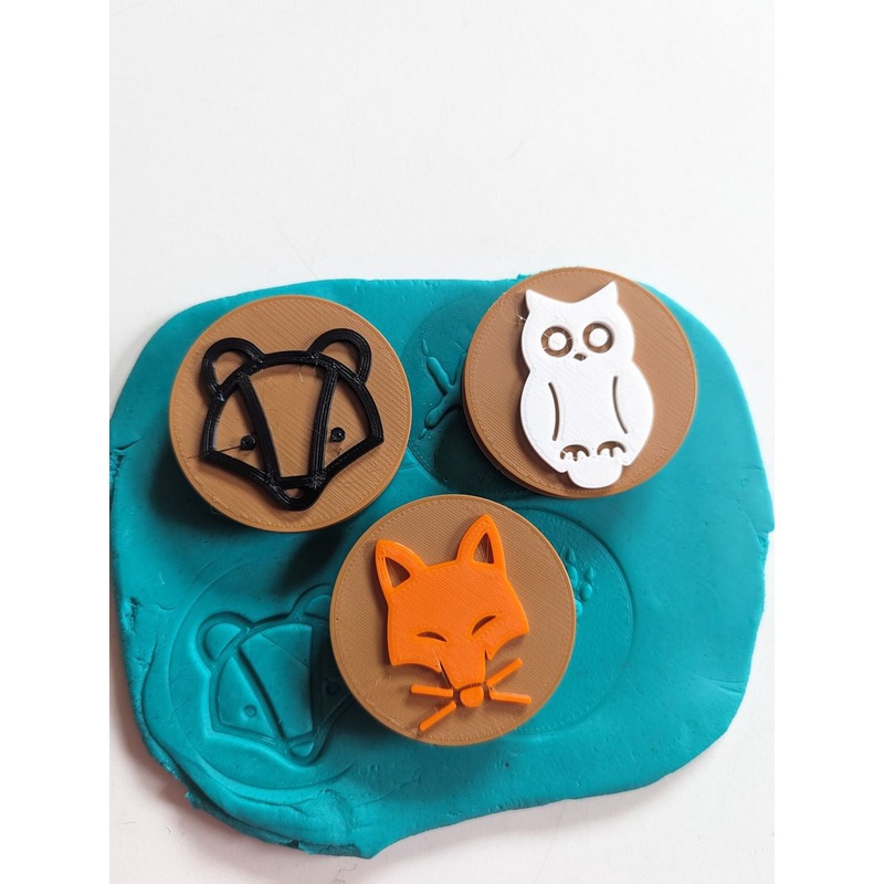 Woodland Animals Puck Set