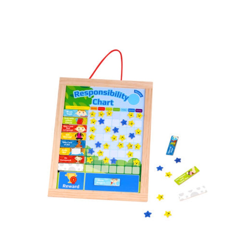 Tooky Toy Wooden Responsibility Chart