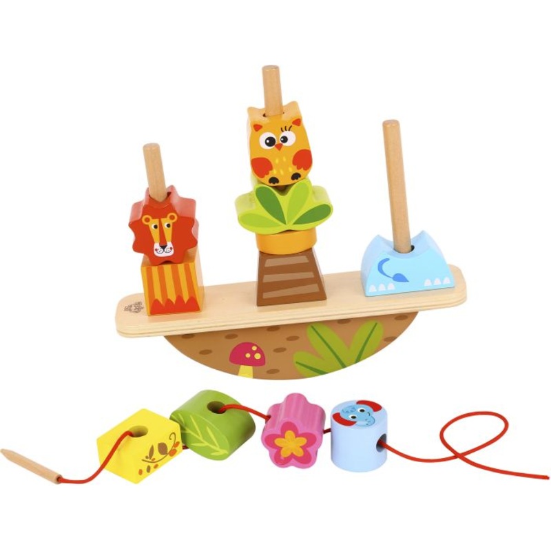 Tooky Wooden Animals Balance Stacker