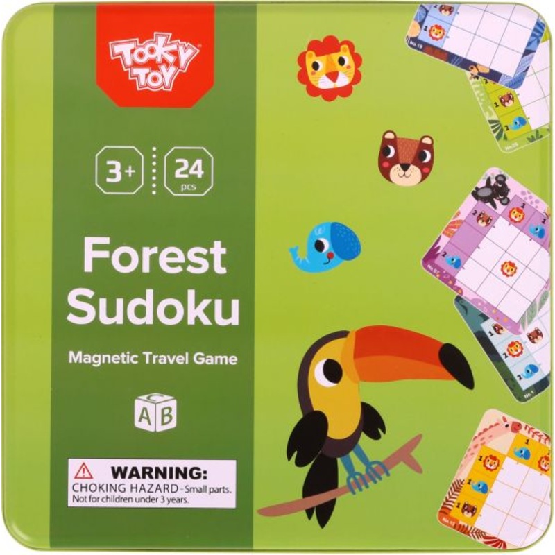 Tooky Wooden Forest Sudoku - Magnetic Travel Game