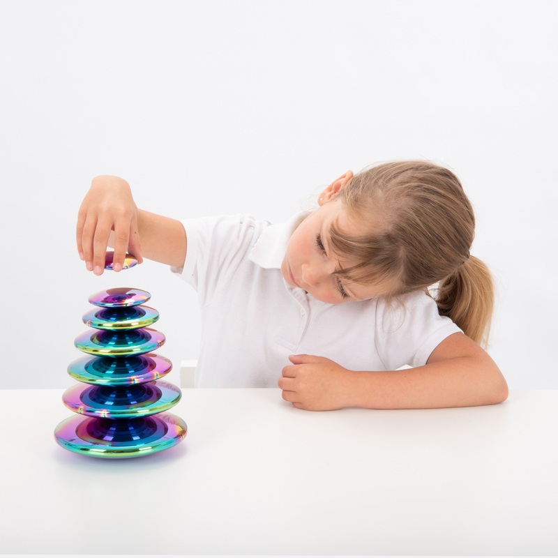 Tickit Sensory Reflective Colour Burst Buttons - Pk7