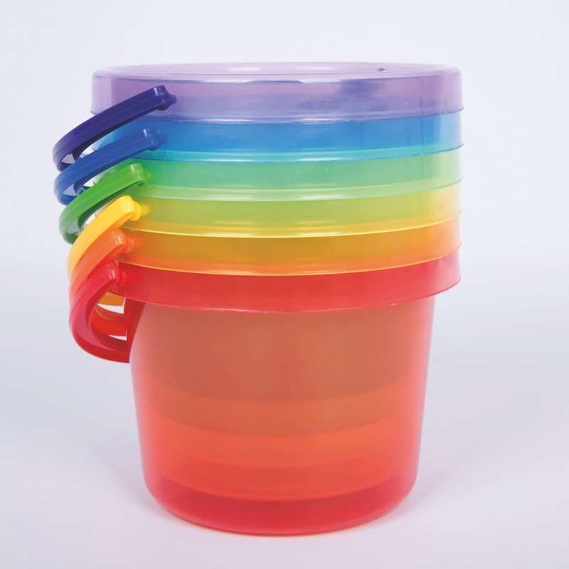 Tickit Translucent Colour Buckets