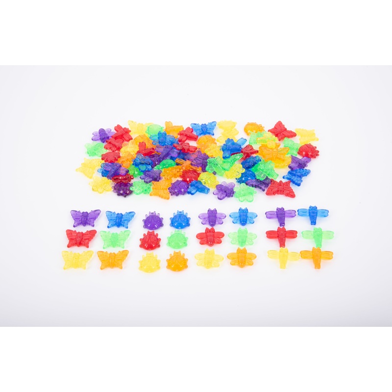 TickiT Translucent Colour Bugs - Pk96