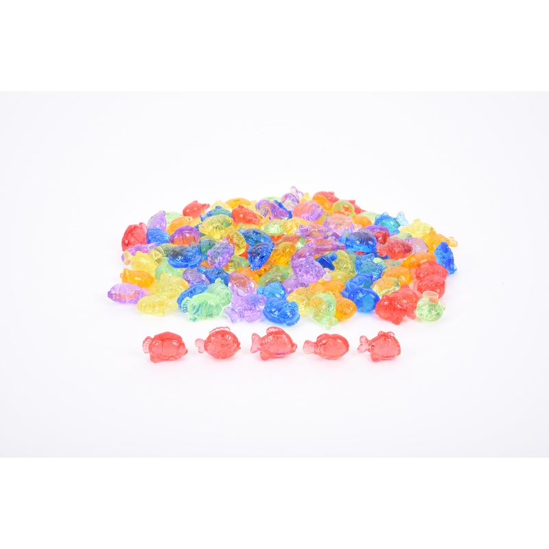TickiT Translucent Colour Fish - Pk120