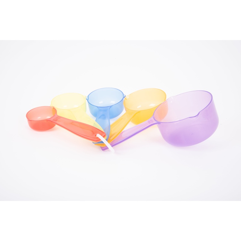 TickiT Translucent Colour Measuring Cups - Pk5