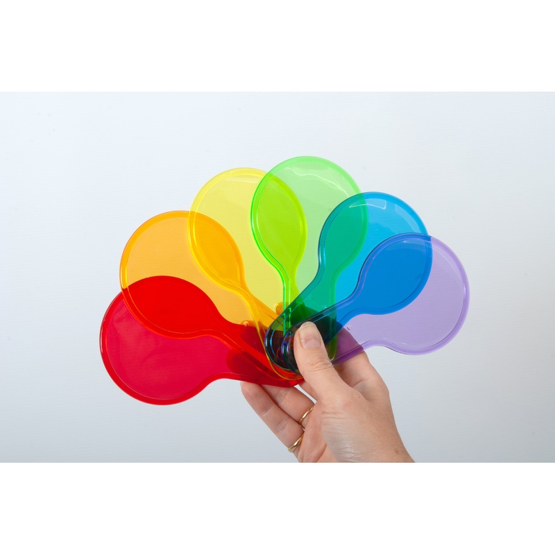 Tickit Translucent Colour Paddle Set - Pk6