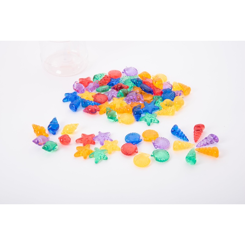 TickiT Translucent Colour Shells - Pk72