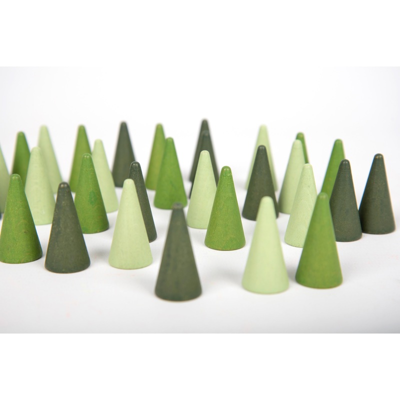 Tickit Wooden Loose Parts Treasures Cone - Pk15