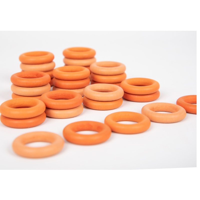 Tickit Wooden Loose Parts Treasures Hoop - Pk15