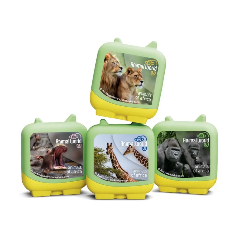 Tonies - Animal World: Animals of Africa Audio Clever Pocket Tonie Set