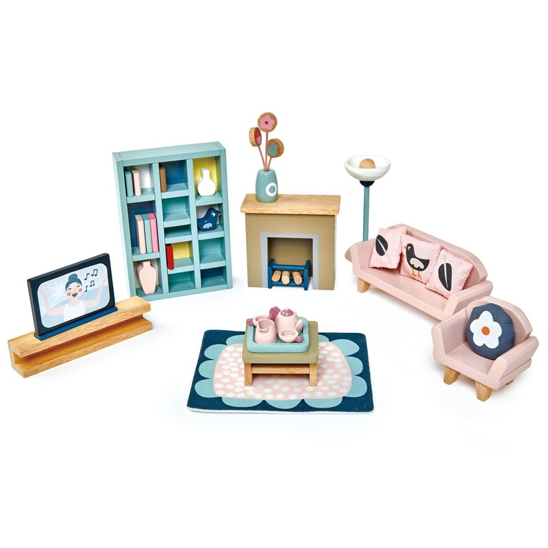 Tenderleaf Dolls House Sitting Room Furniture