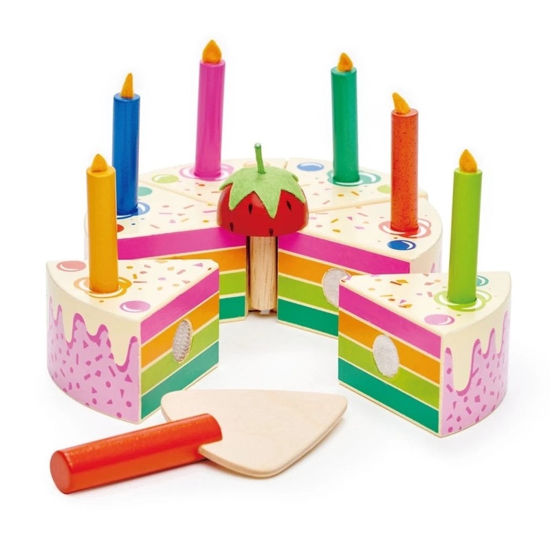 Tenderleaf Rainbow Birthday Cake