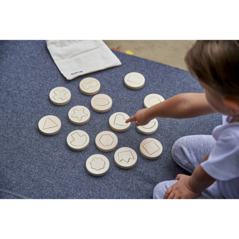 Tickit Inside Outside Wooden Shapes - Pk14