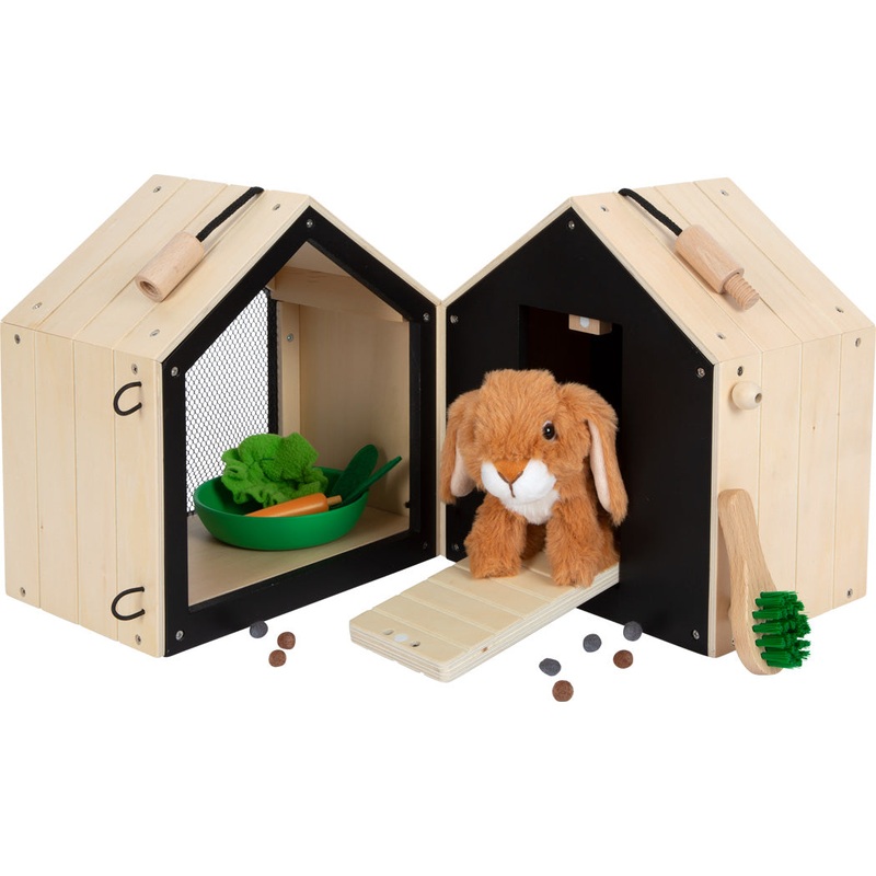 Small Foot Rabbit Hutch with Enclosure