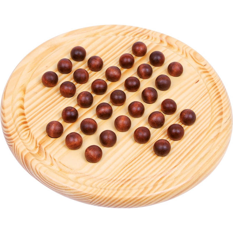 Small Foot Solitaire Wooden Marble