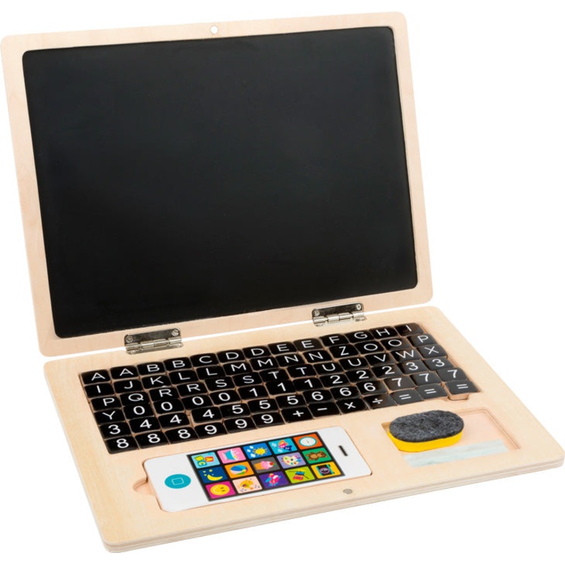 Small Foot Wooden Laptop with Magnet Board
