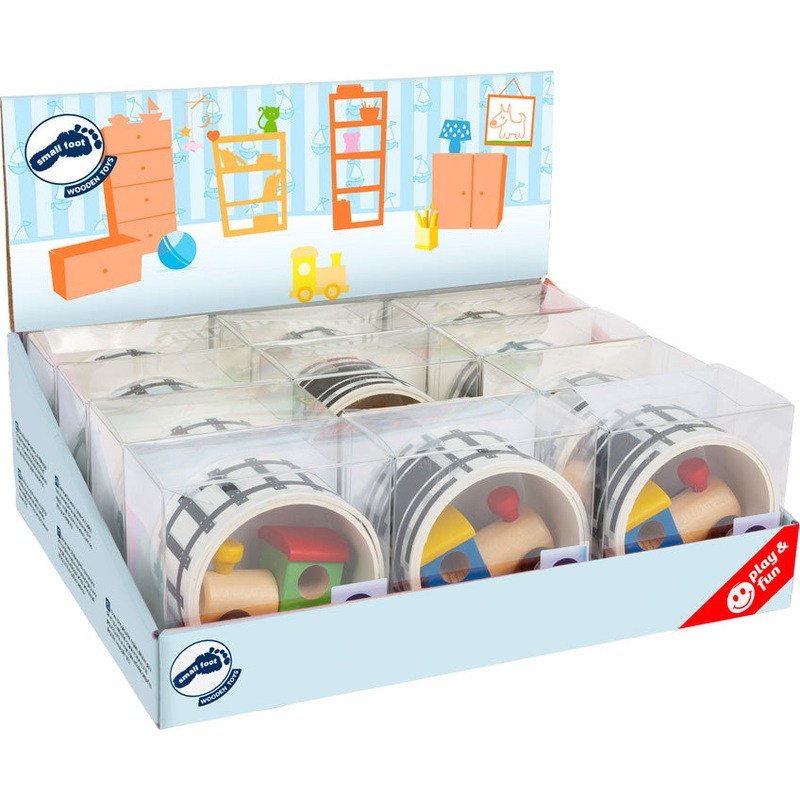 Small Foot Wooden Train with Adhesive Rails Tape