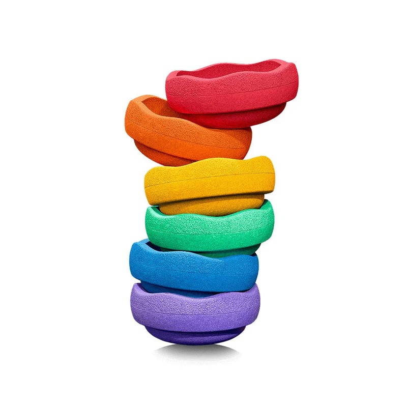 Stapelstein Rainbow Rainbow Classic 6 Stepping Stones