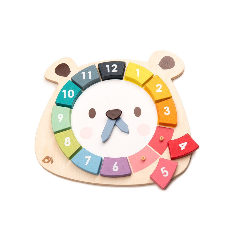 Tenderleaf Bear Colours Clock